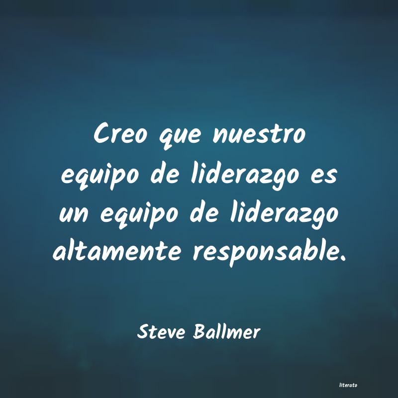 Frases de Steve Ballmer