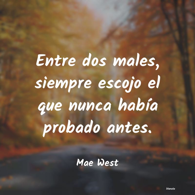 frases de Mae West