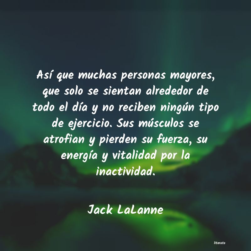 Frases de Jack LaLanne