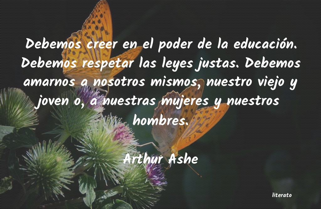 Frases de Arthur Ashe