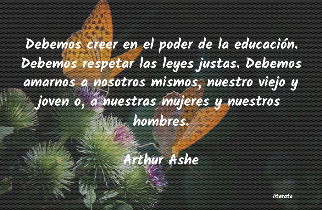 frases de Arthur Ashe