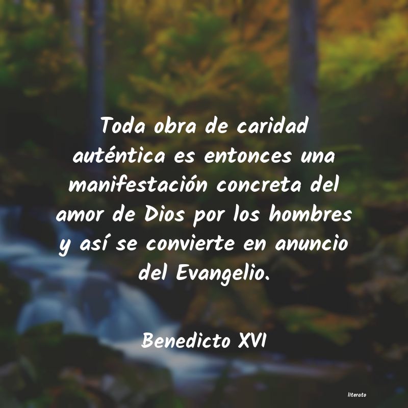 Frases de Benedicto XVI