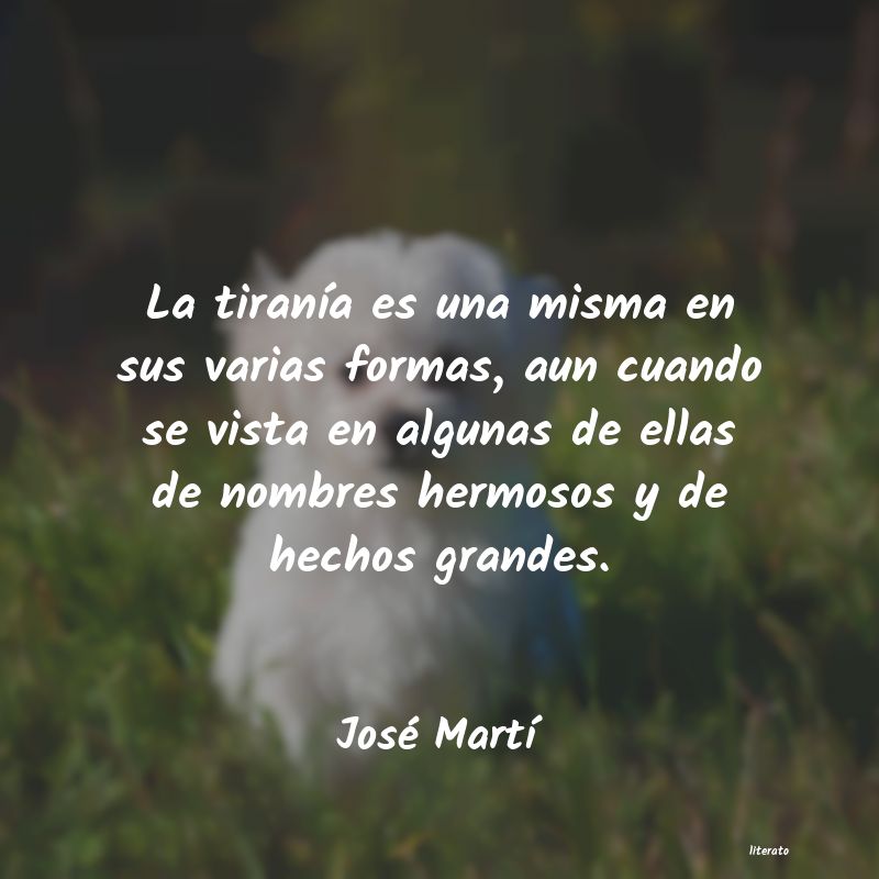 Frases de José Martí