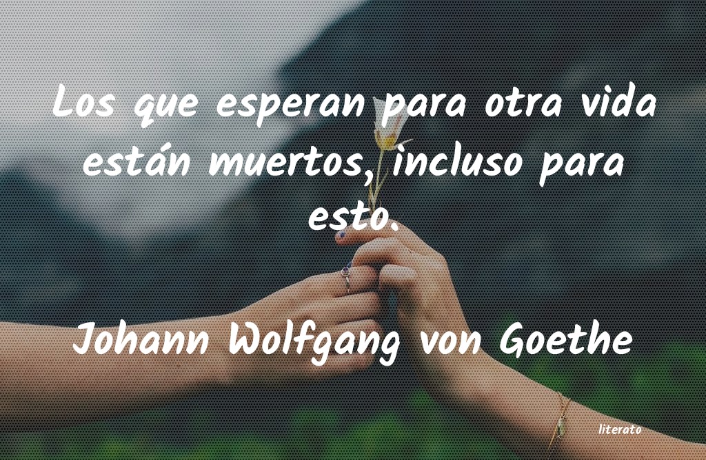 frases de Johann Wolfgang von Goethe
