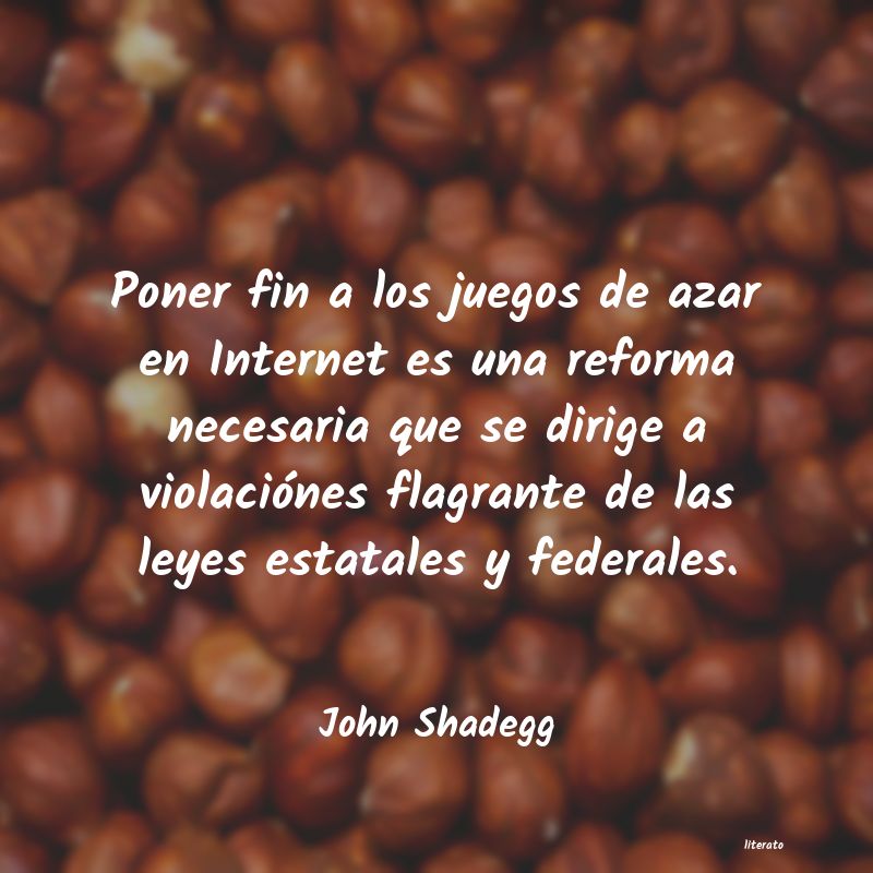 Frases de John Shadegg
