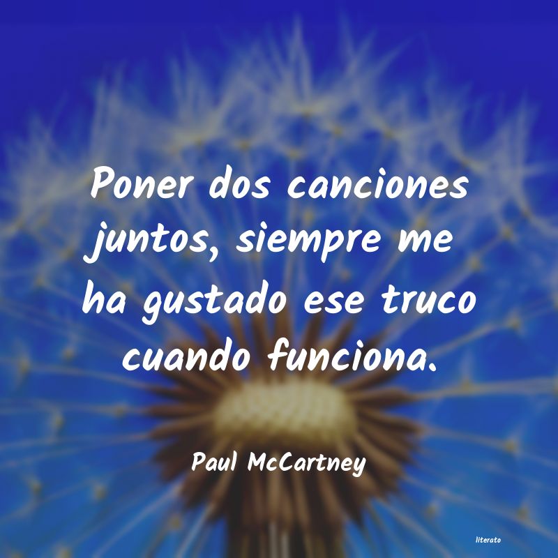 frases de Paul McCartney