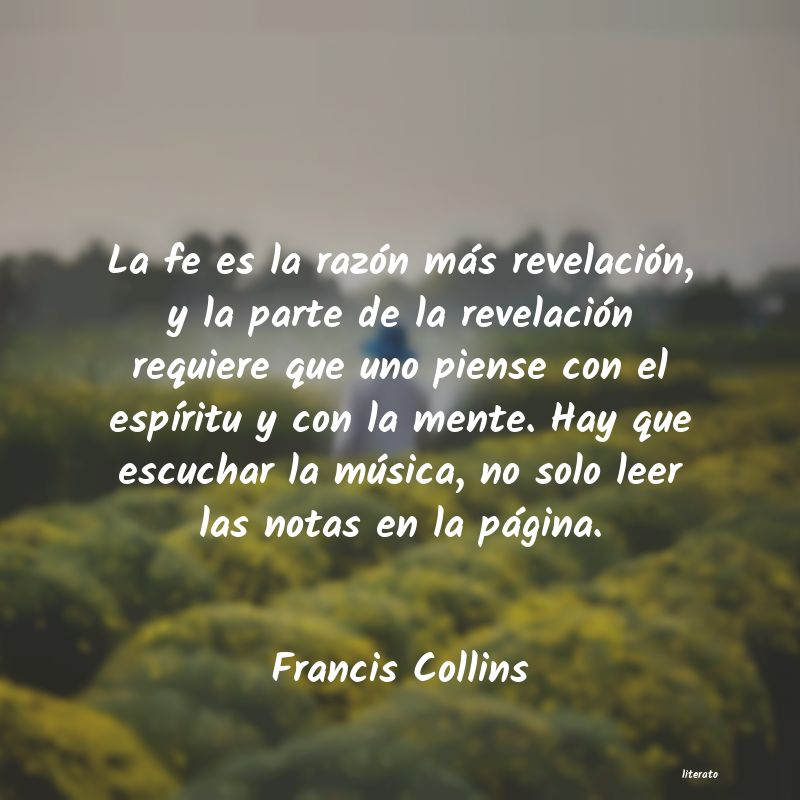 frases de Francis Collins