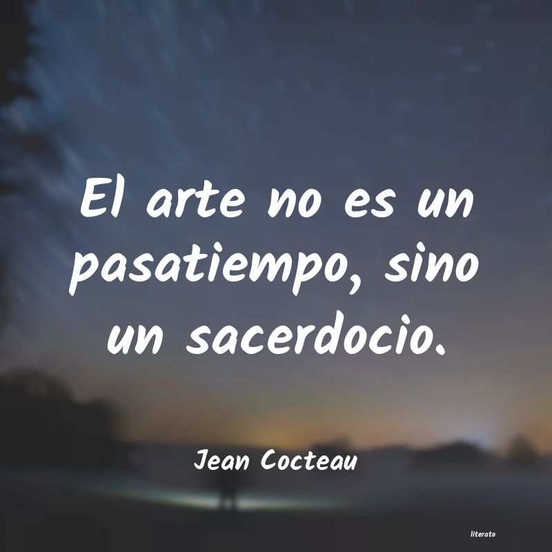 frases de Jean Cocteau