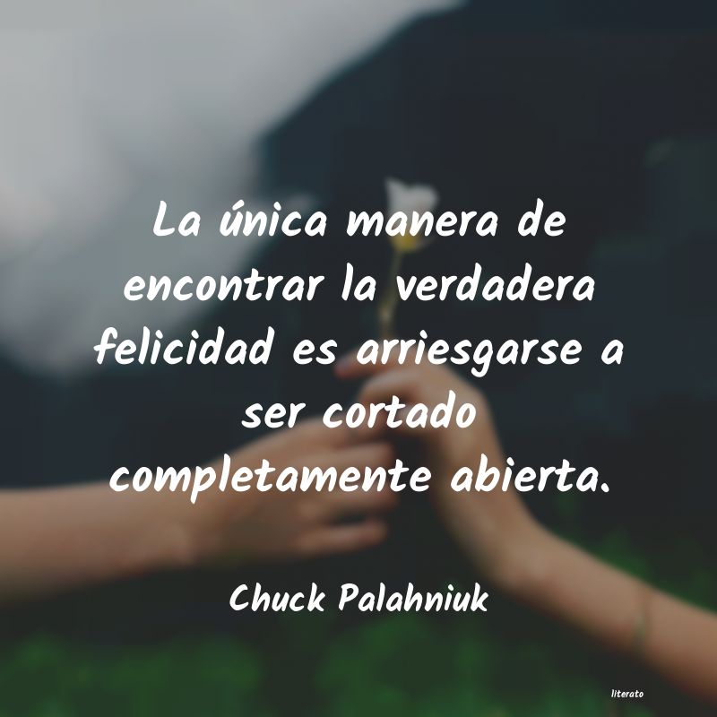 frases de Chuck Palahniuk