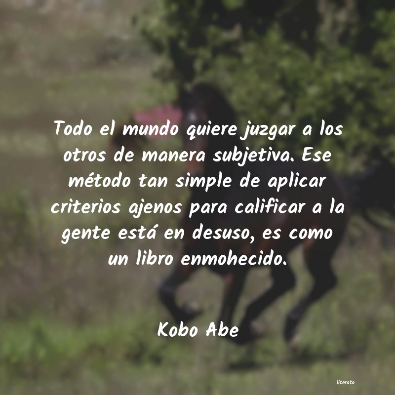 Frases de Kobo Abe