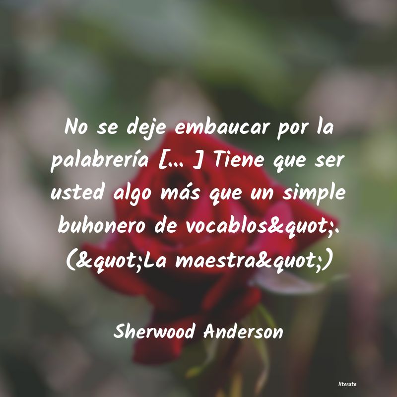 Frases de Sherwood Anderson