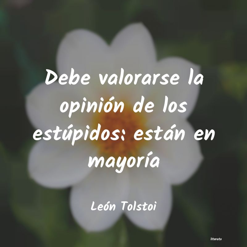 frases de León Tolstoi
