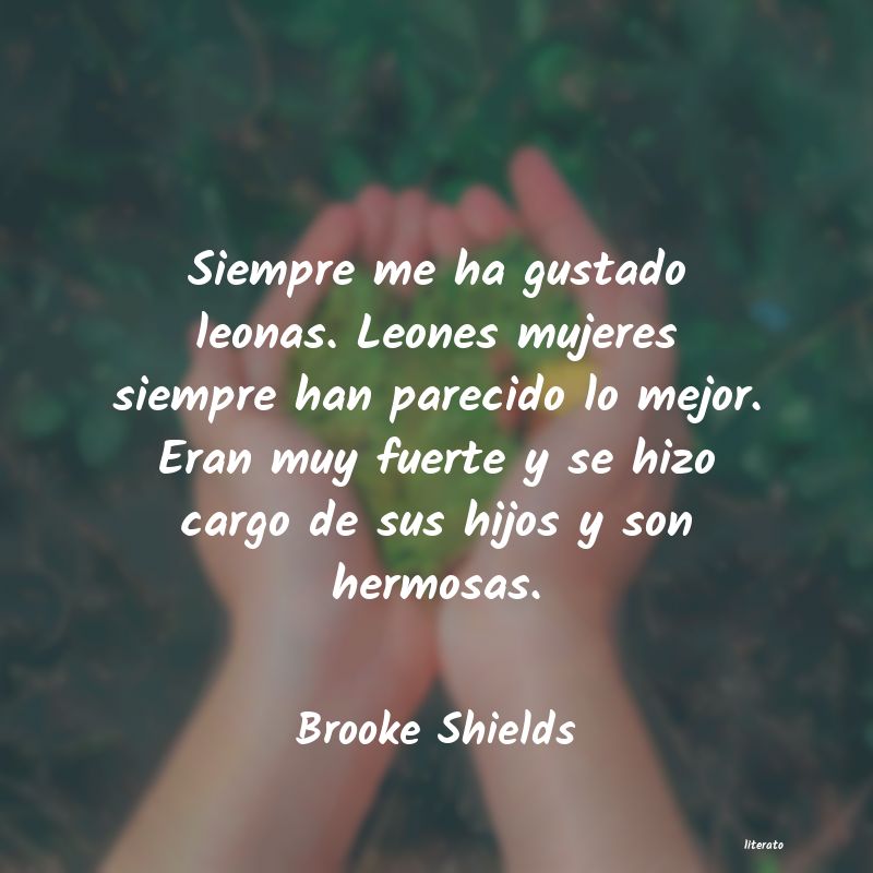 frases de Brooke Shields