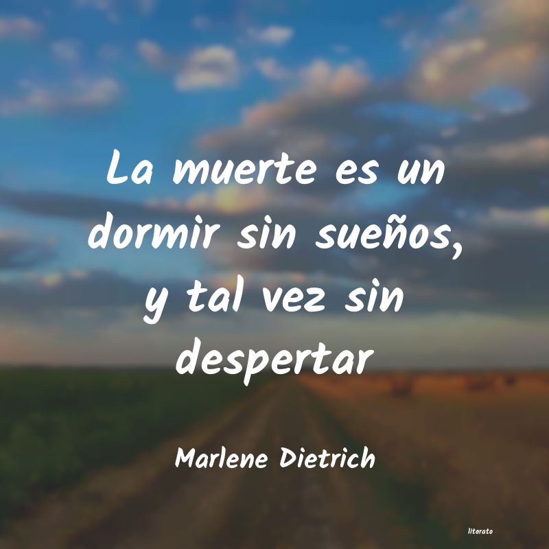 Frases de Marlene Dietrich