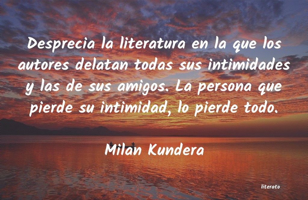 Frases de Milan Kundera