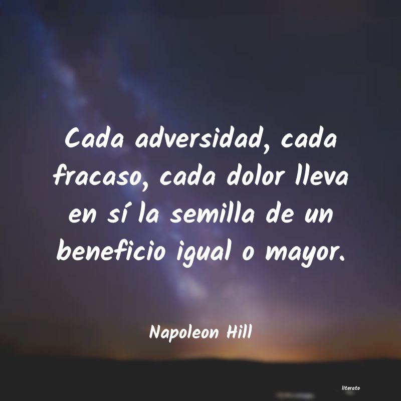 frases de Napoleon Hill
