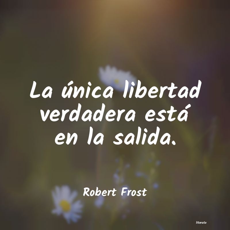 Frases de Robert Frost