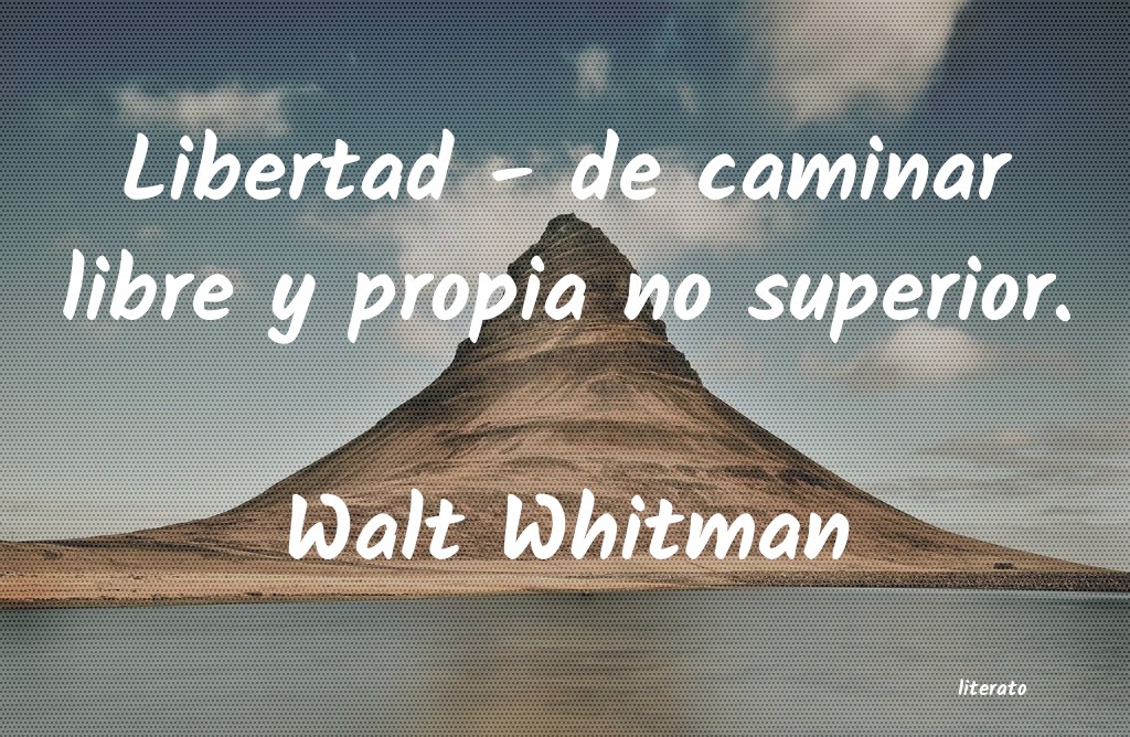 frases de Walt Whitman