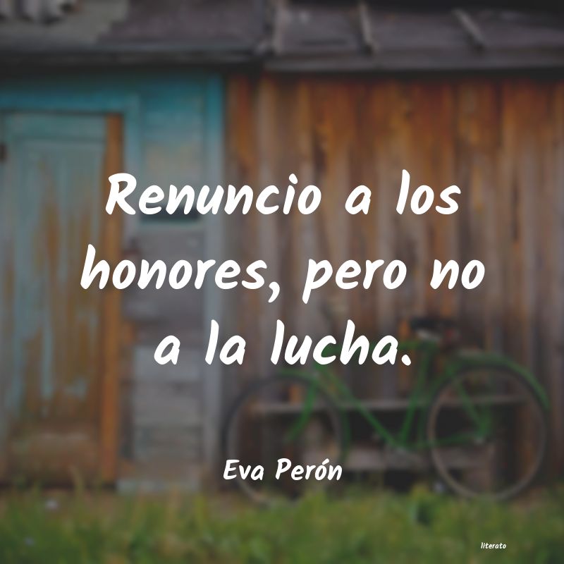 Frases de Eva Perón