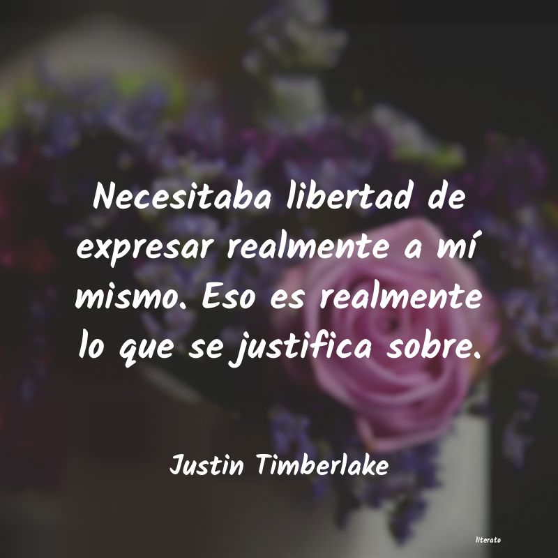 frases de Justin Timberlake