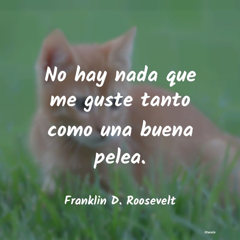 frases de Franklin D. Roosevelt