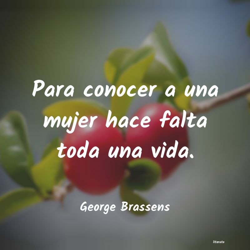 Frases de George Brassens