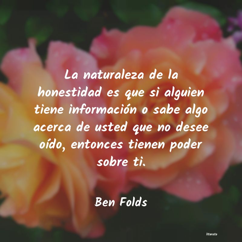 frases de Ben Folds