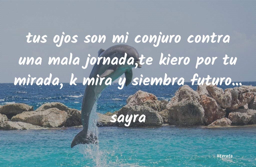 Frases de sayra