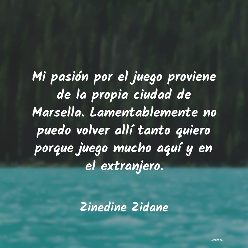 Frases de Zinedine Zidane