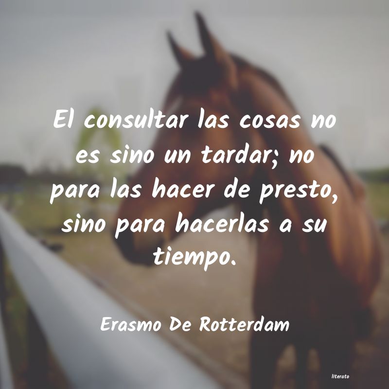 Frases de Erasmo De Rotterdam