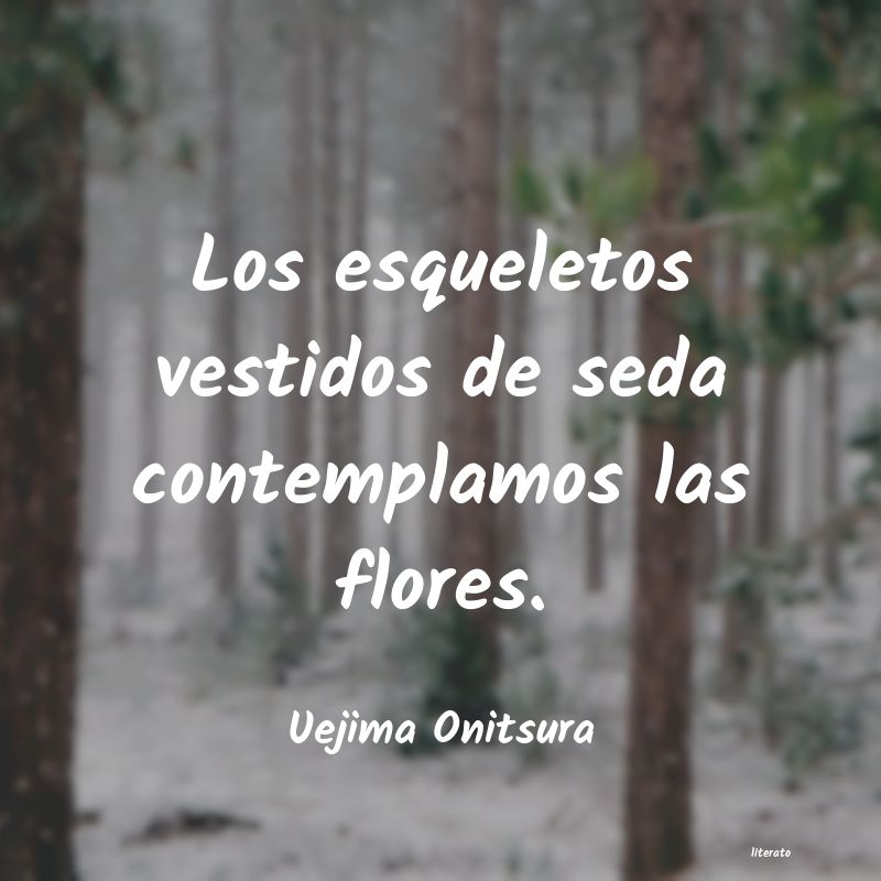 Frases de Uejima Onitsura