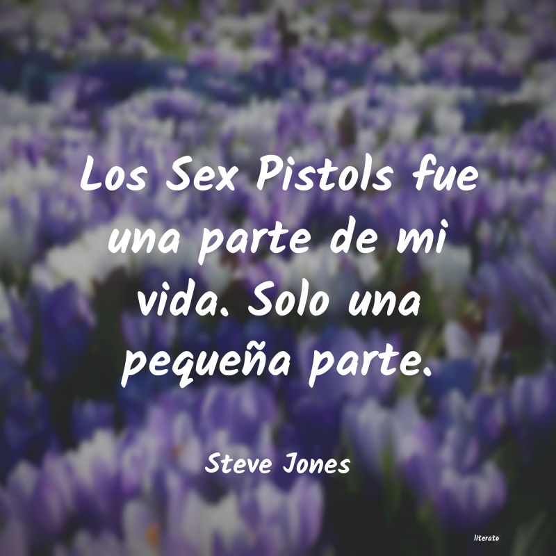 Frases de Steve Jones