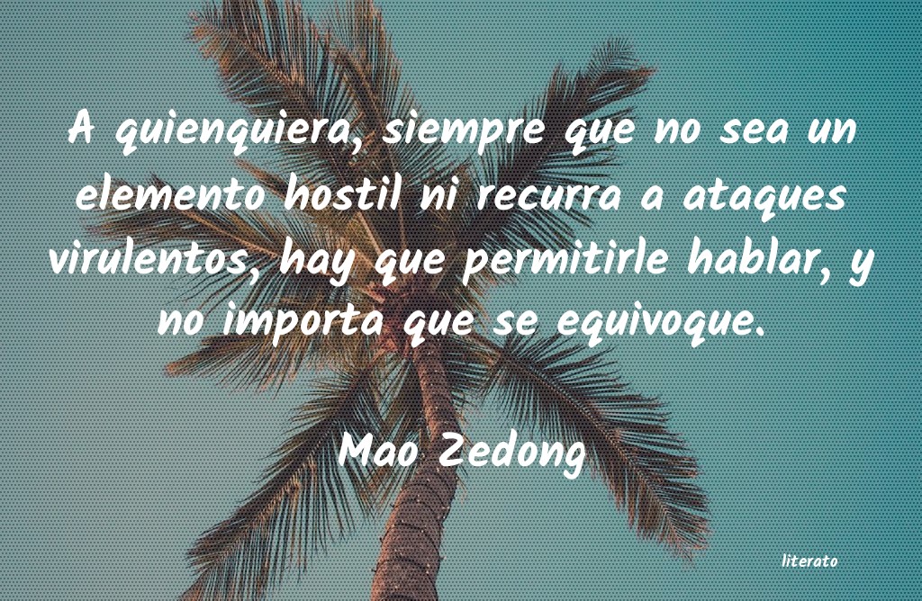 frases de Mao Zedong