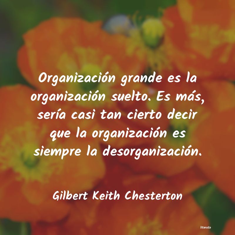 frases de Gilbert Keith Chesterton