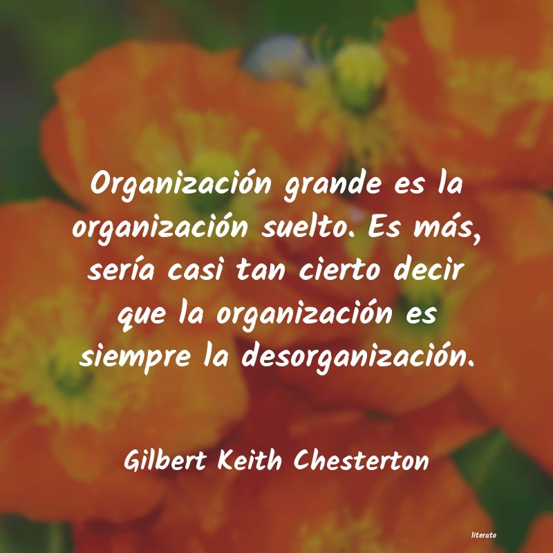 Frases de Gilbert Keith Chesterton