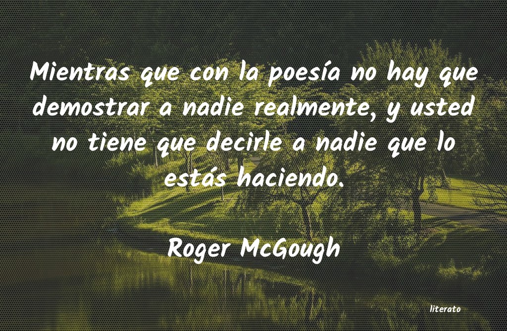 Frases de Roger McGough