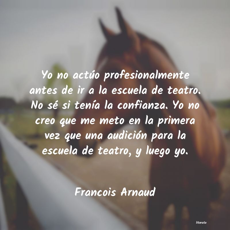 Frases de Francois Arnaud