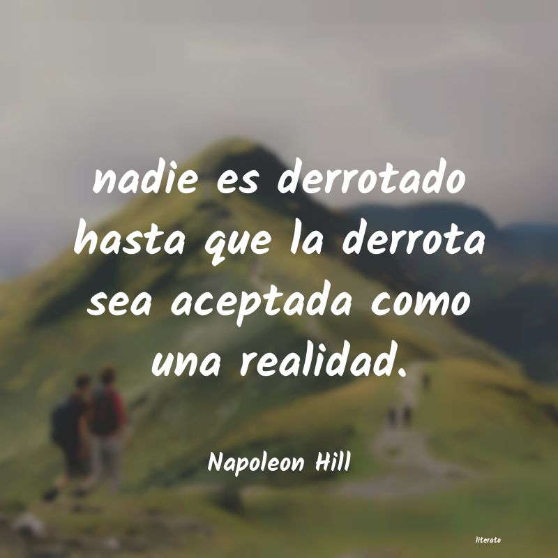 Frases de Napoleon Hill