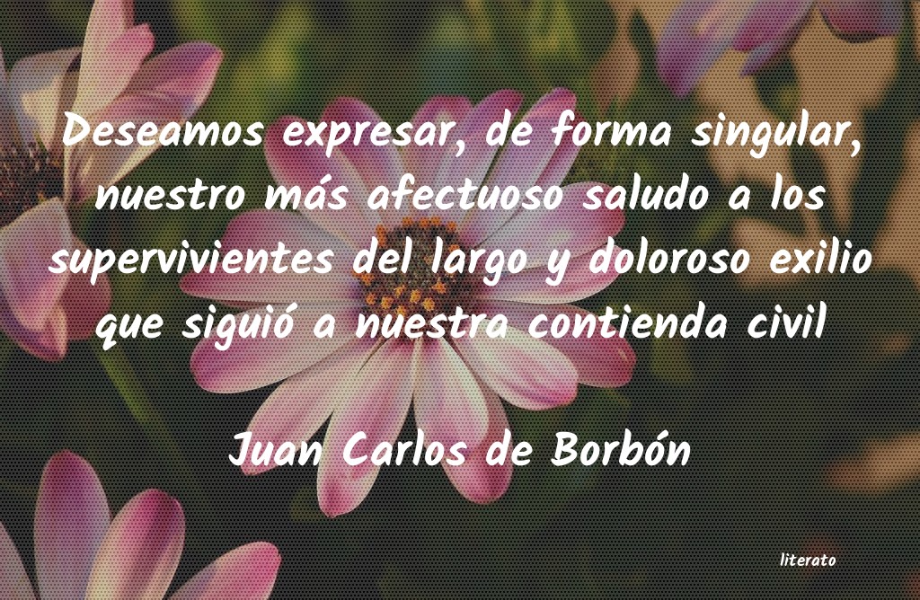 frases de Juan Carlos de Borbón