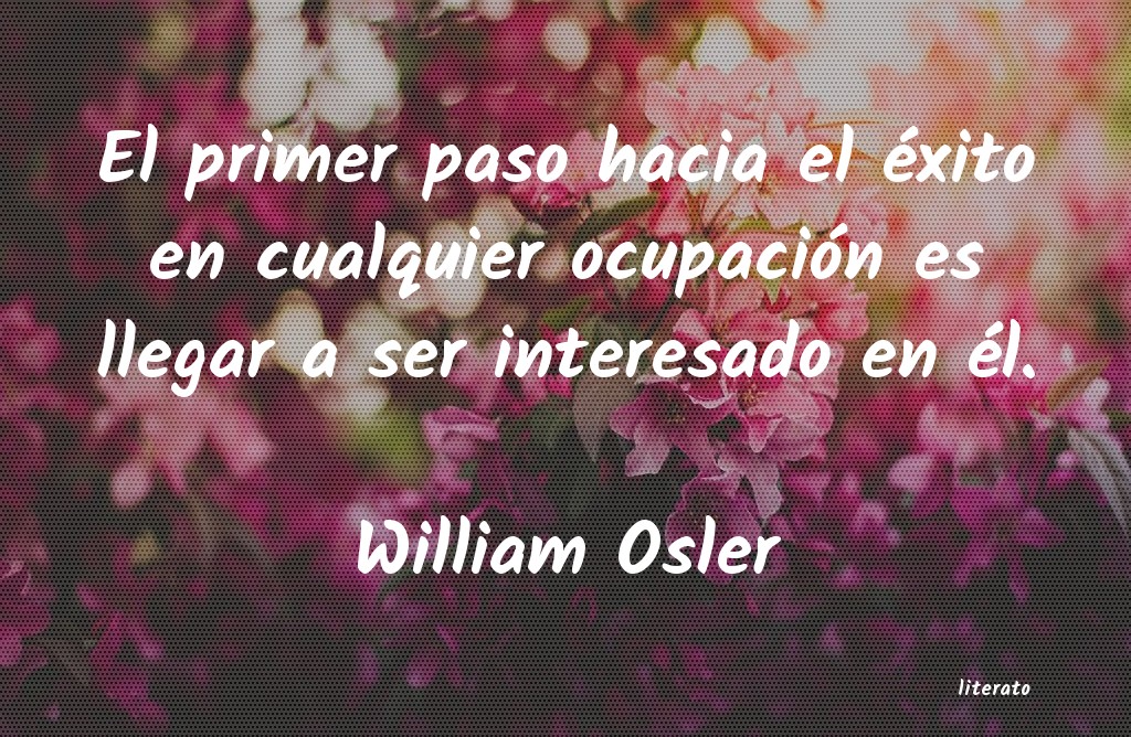 frases de William Osler