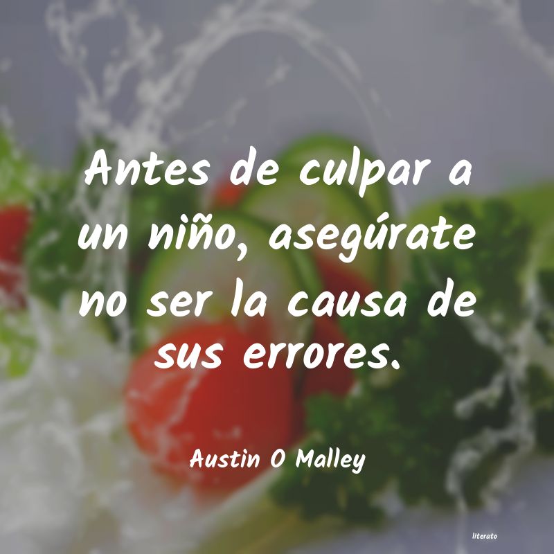 frases de Austin O Malley