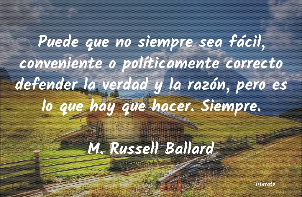 Frases de M. Russell Ballard