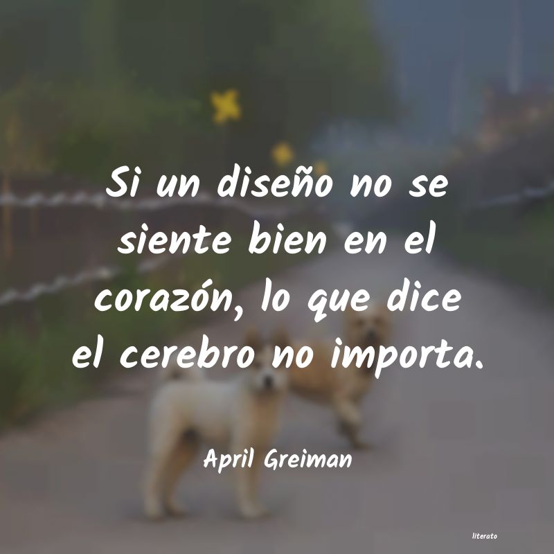 april greiman y sus diseÃ±os