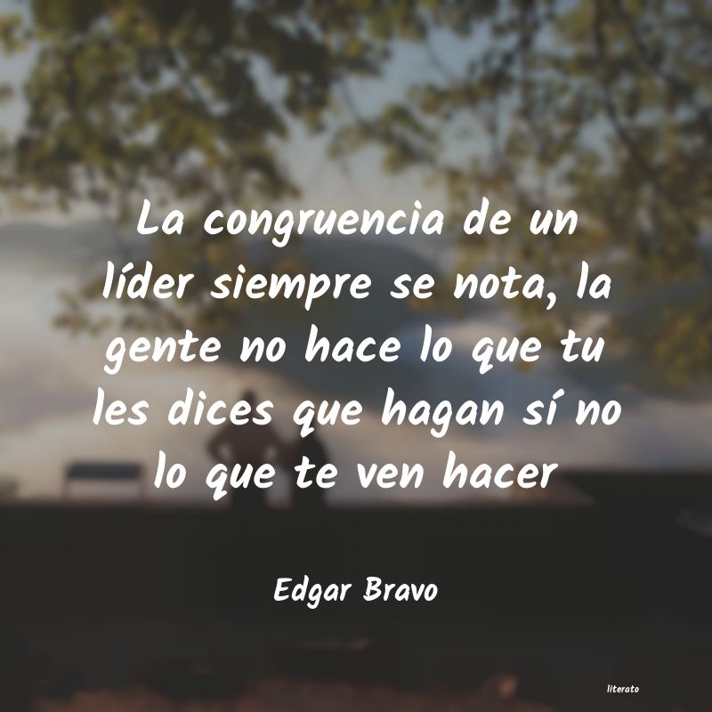 Frases de Edgar Bravo