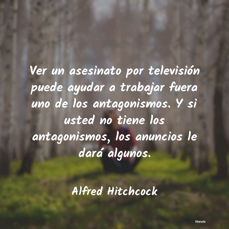 frases de Alfred Hitchcock