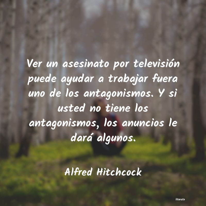 Frases de Alfred Hitchcock