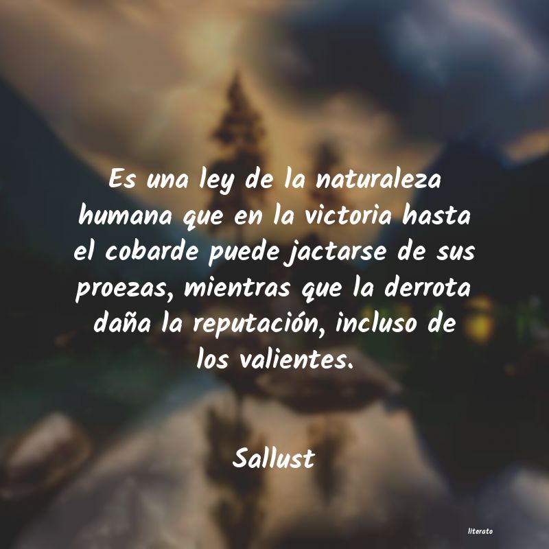 Frases de Sallust