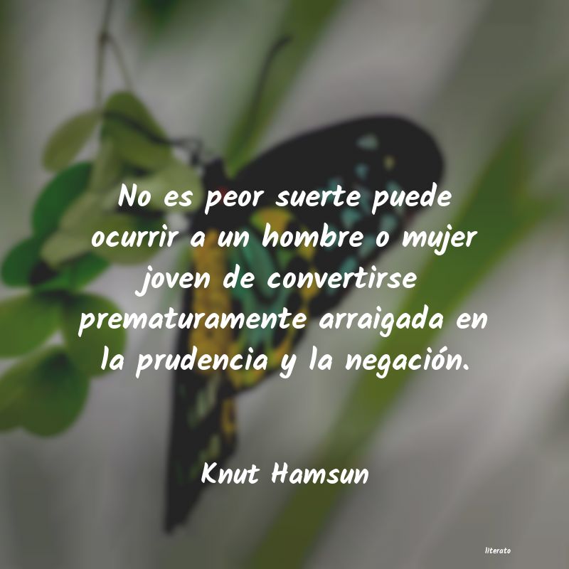 Frases de Knut Hamsun