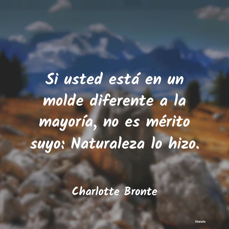 frases de Charlotte Bronte