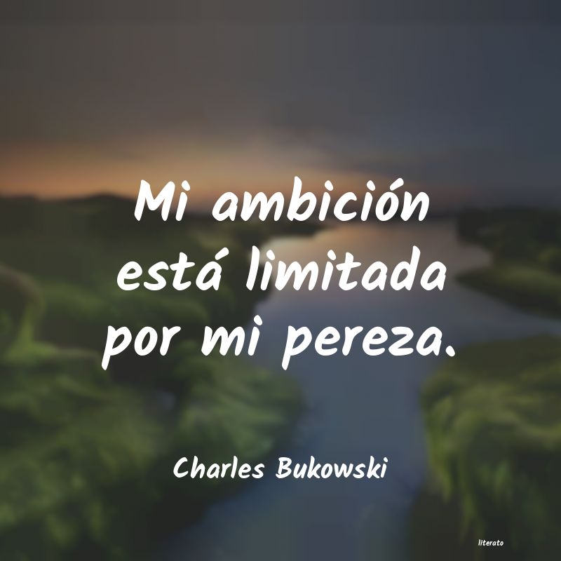 frases de Charles Bukowski